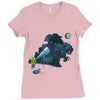 anyone out there Ladies Fitted T-Shirt