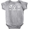 man woman geek Baby Onesie