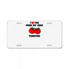 from my head tomatoes License Plate