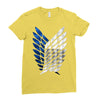 Attack On Titan Ladies Fitted T-Shirt