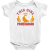 This Girl Loves Pomeranian Baby Onesie