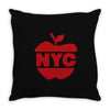 nyc big apple Throw Pillow