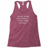 i not trying to be difficult Racerback Tank