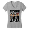 dobre twins dobre brother Women's V-Neck T-Shirt