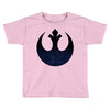 rebel logo with space pattern Toddler T-shirt
