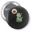 zombie cat Pin-back button