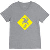 pterosaur warning V-Neck Tee