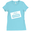 my name is awesome Ladies Fitted T-Shirt