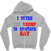 i voted for trump to overturn gay Zipper Hoodie