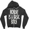 monday is a basic bitch Zipper Hoodie