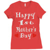 happy 1st mothers day babygrow Ladies Fitted T-Shirt