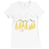 camp forest Ladies Fitted T-Shirt
