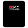 i heart my husband Mousepad