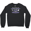 I Love Someone with Hodgkin's Cancer to The Moon and Back to Infinity Crewneck Sweatshirt