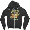 legends of rock Zipper Hoodie