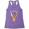 running out of bright ideas Racerback Tank