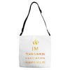 team damon salvatore Adjustable Strap Totes