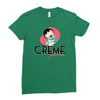 creme fraiche Ladies Fitted T-Shirt