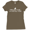 trust me, i'm an editor   writer grammar columnist reader reporter tee Ladies Fitted T-Shirt
