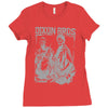 the walking dead tv show daryl and merle dixon brothers zombies Ladies Fitted T-Shirt