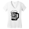 Saturday Beer Women's V-Neck T-Shirt