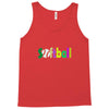 softball neon rhinestud Tank Top