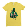 fawns meet kaiju Ladies Fitted T-Shirt