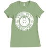 evil dr doctor porkchop Ladies Fitted T-Shirt