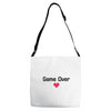 Game Over Adjustable Strap Totes