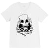 bart skull V-Neck Tee