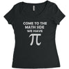come to the math Women's Triblend Scoop T-shirt