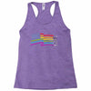 lightsaber rainbow Racerback Tank