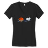 the hare and the shell Women's V-Neck T-Shirt