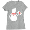 snowman   jake paul   red Ladies Fitted T-Shirt
