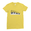 Piano Ladies Fitted T-Shirt