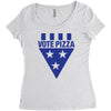 vote pizza best trending Women's Triblend Scoop T-shirt