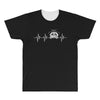 pug heartsnort All Over Men's T-shirt