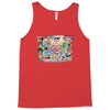 rude funny cotton dick of the world, ideal gift, birthday present Tank Top