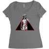 david with rose tattoo Women's Triblend Scoop T-shirt