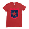land of the free1 Ladies Fitted T-Shirt