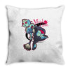 made to clean Throw Pillow