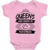 Queens Are Born In November Baby Onesie