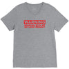 drinking with me pregnancy warning V-Neck Tee