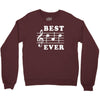 Best Dad Ever Funny Music Note Crewneck Sweatshirt
