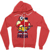 crew five fresh Zipper Hoodie