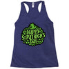 happy st. patrick's day Racerback Tank
