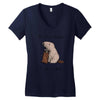 dam Women's V-Neck T-Shirt