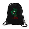 screaming mutant hand Drawstring Bags
