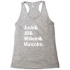 Jude JB Willem Malcolm Racerback Tank