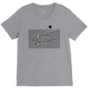surf line V-Neck Tee